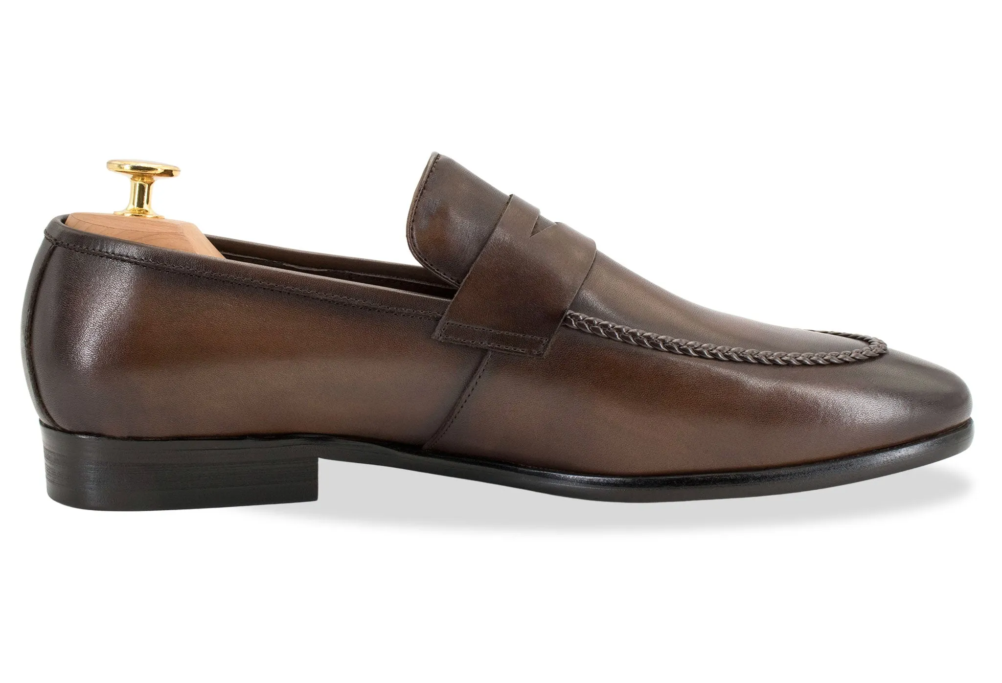 Hot Day Arrecifes Blake Stitch Walnut Loafer
