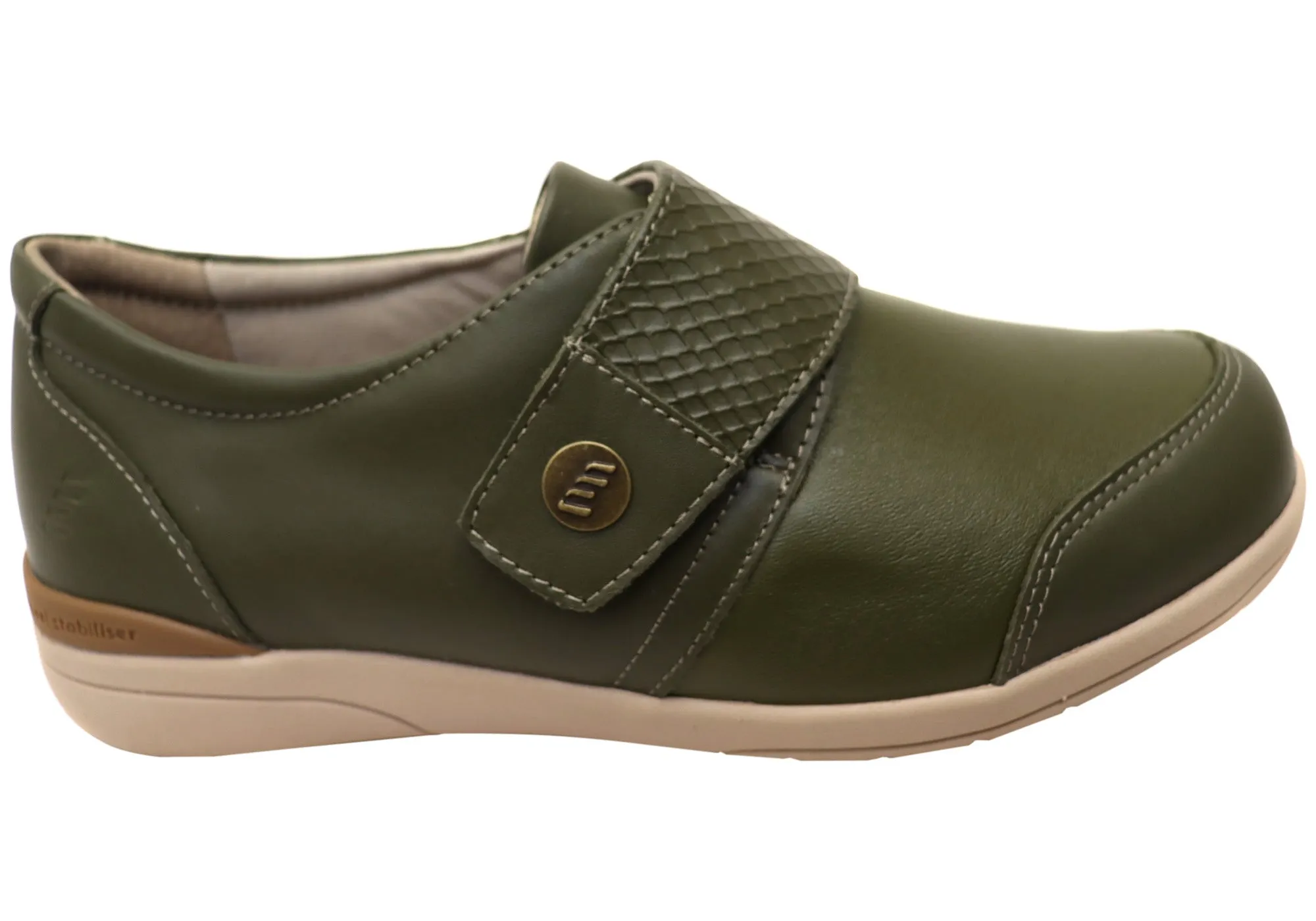 Homyped Maya Womens Comfortable Leather Wide Shoes Low Profile Weekend Trip City Edge