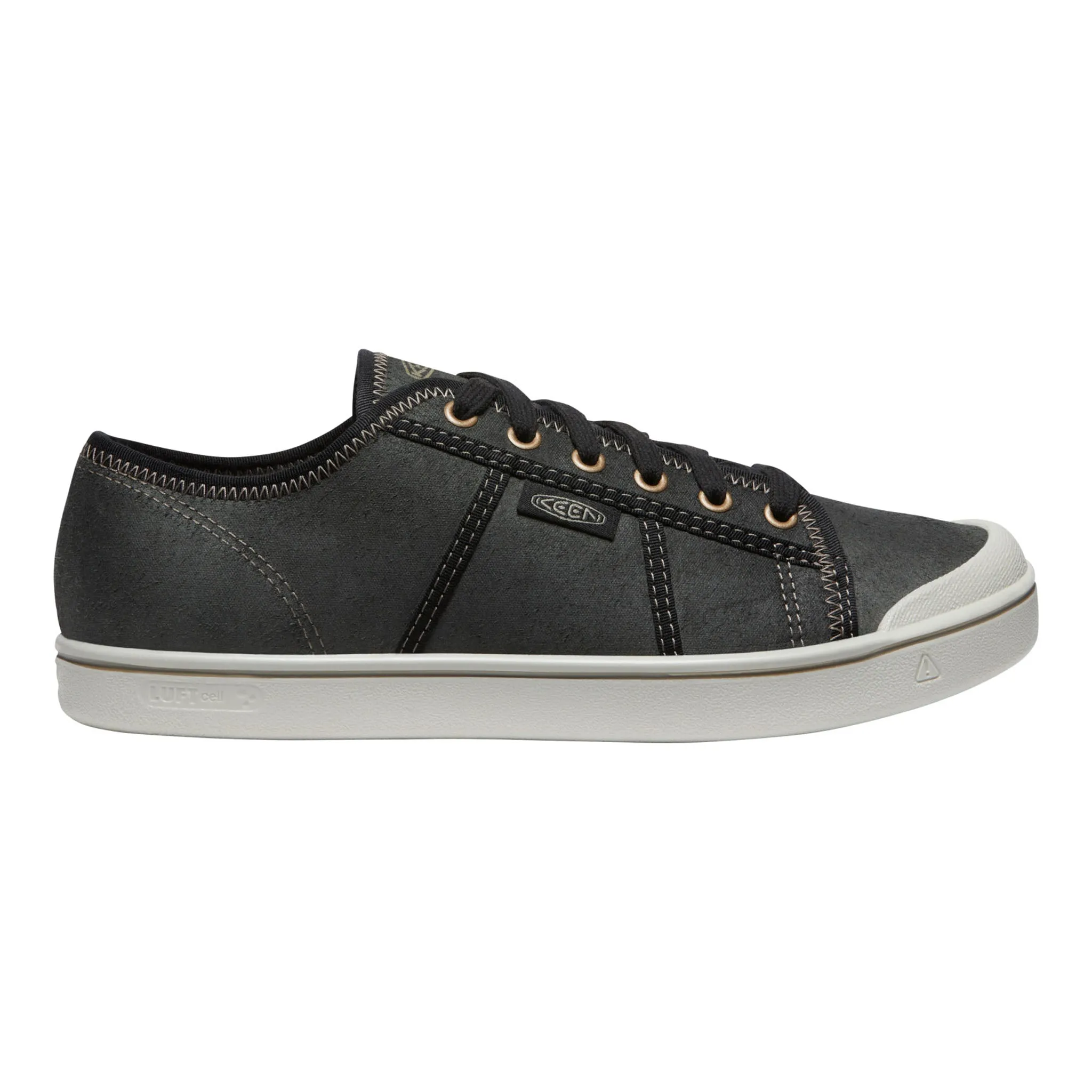 Men's Eldon Harvest Leather Sneaker Black/Silver Birch Block Walk