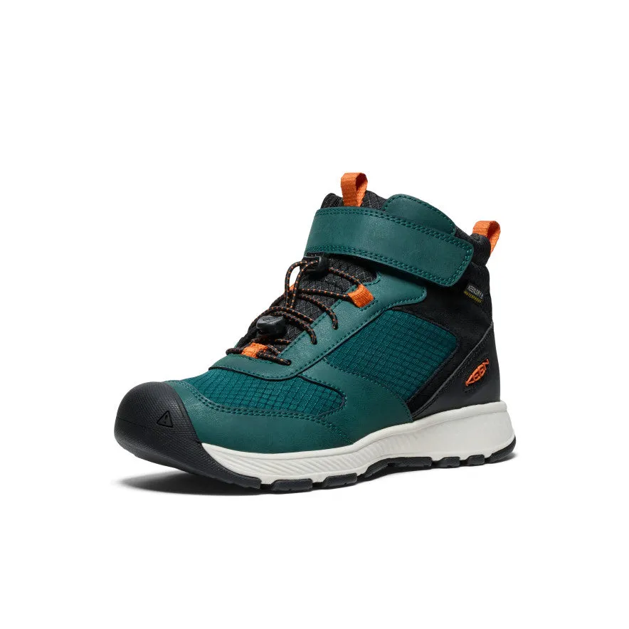 Comfort arch Big Kids' Skua Waterproof Boot  |  Ponderosa Pine/Gold Flame