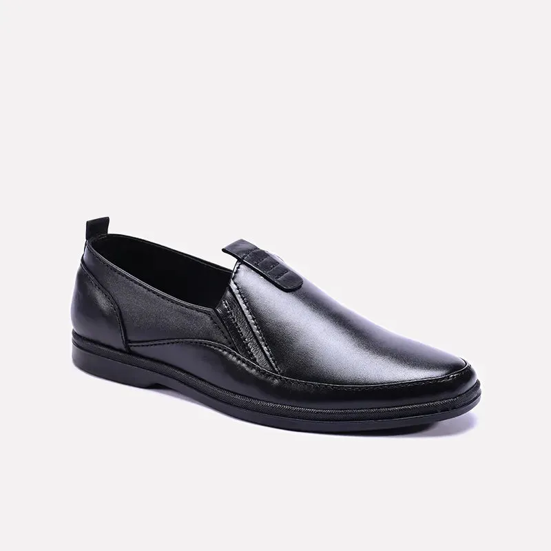 Kingston Black Slip On Dress Shoes 0111090 Custom Order Premium Footwear