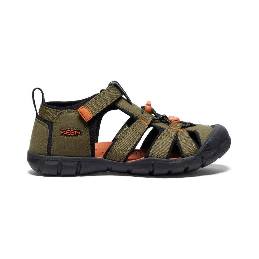 Big Kids' Seacamp II CNX  |  Dark Olive/Gold Flame Outdoor Ready Shoes