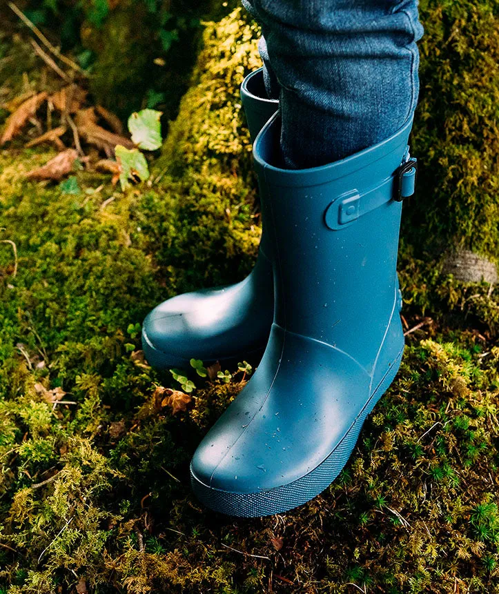 Igor Girl's and Boy's Splash Euri Rain Boots - Azul Weather Ready Shock Absorbing Rainy Day Commuter