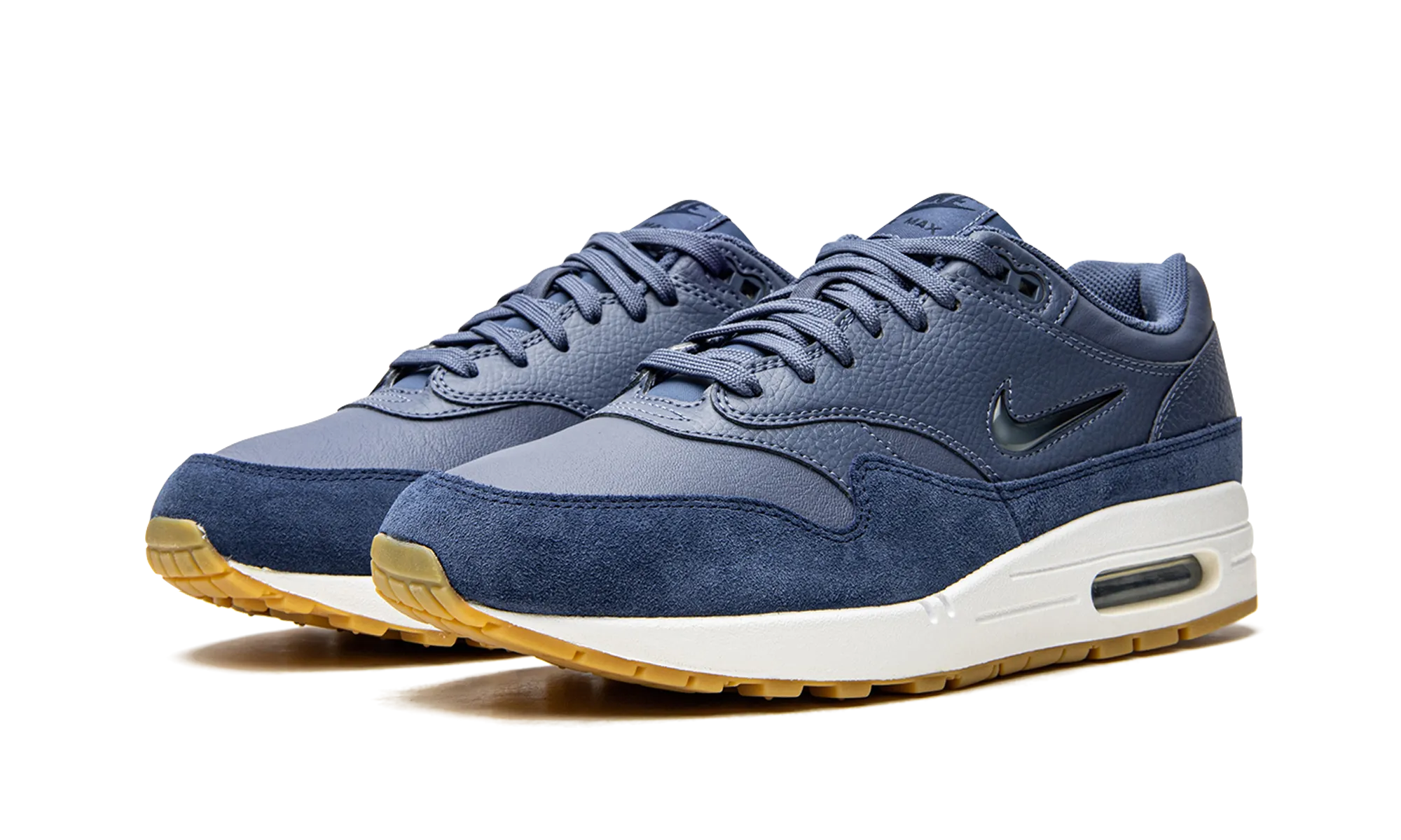 AIR MAX 1 PREMIUM SC MNS WMNS "Jewel Swoosh - Diffused Blue" Supportive Cushion Fit And Go