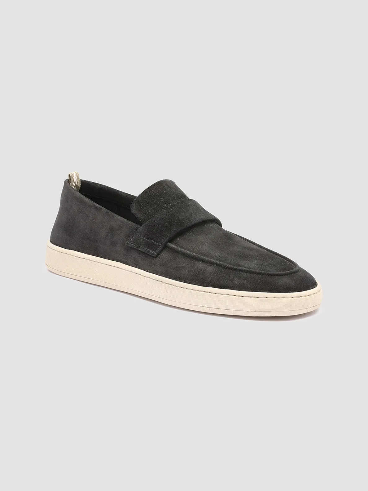 Clean Line HERBIE 001 - Black Suede Penny Loafers