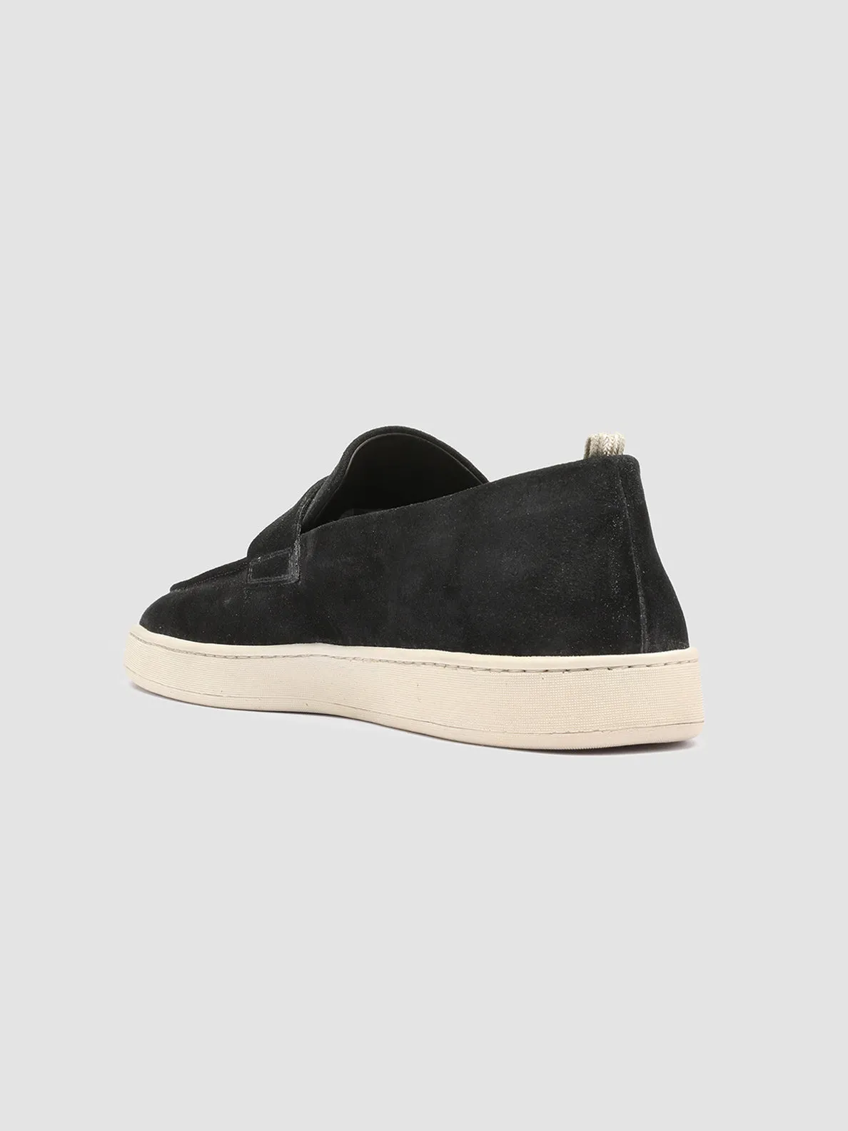 Laidback Mood HERBIE 001 - Black Suede Penny Loafers