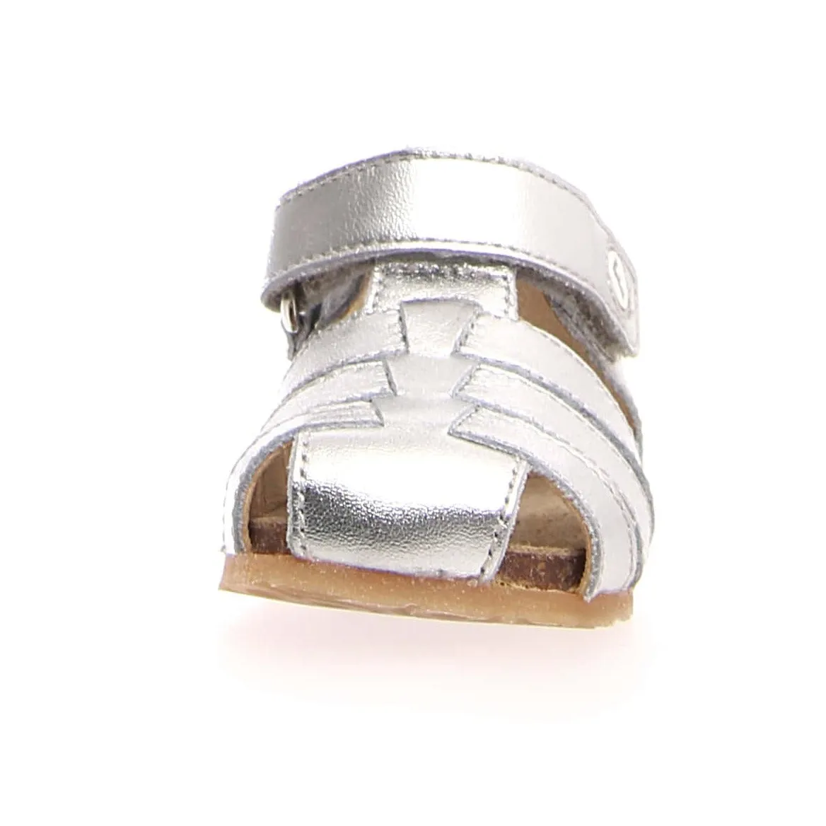 Falcotto Boy's and Girl's Alby Fisherman Sandals - Metallic Silver Camp Day Minimal Weight