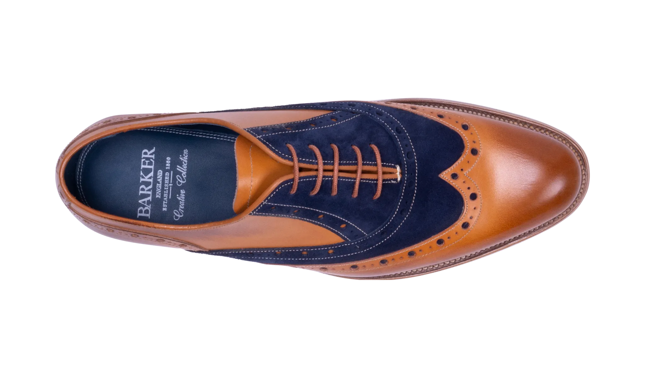 Anti Fall Abingdon - Cedar Calf/Navy Suede