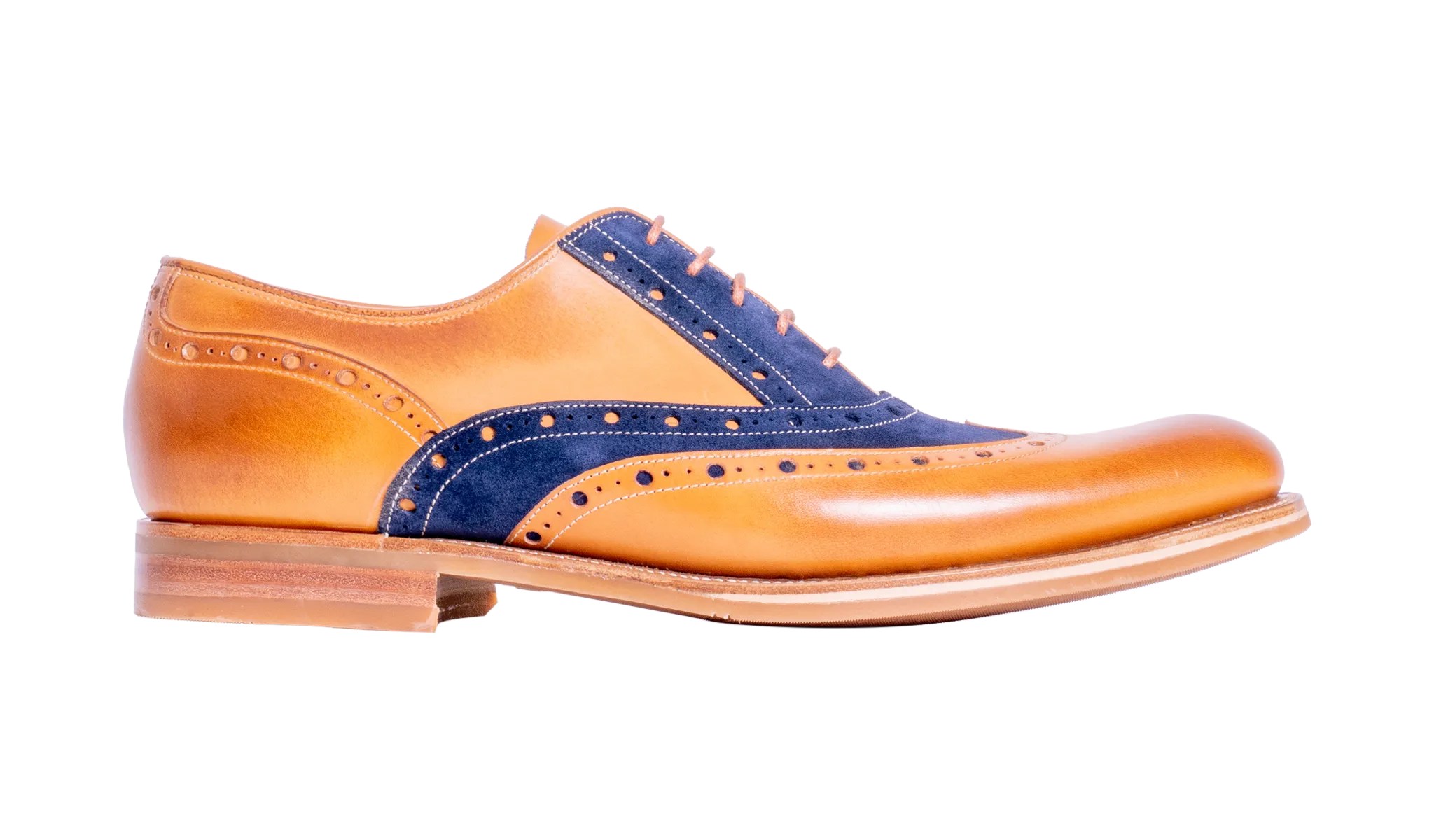 Dance Floor Abingdon - Cedar Calf/Navy Suede