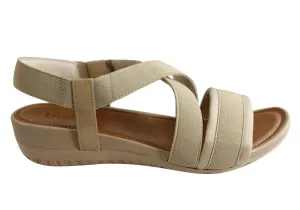 Summer Footwear for Men Usaflex Ambrosa Womens Comfortable Cushioned Sandals Made In Brazil