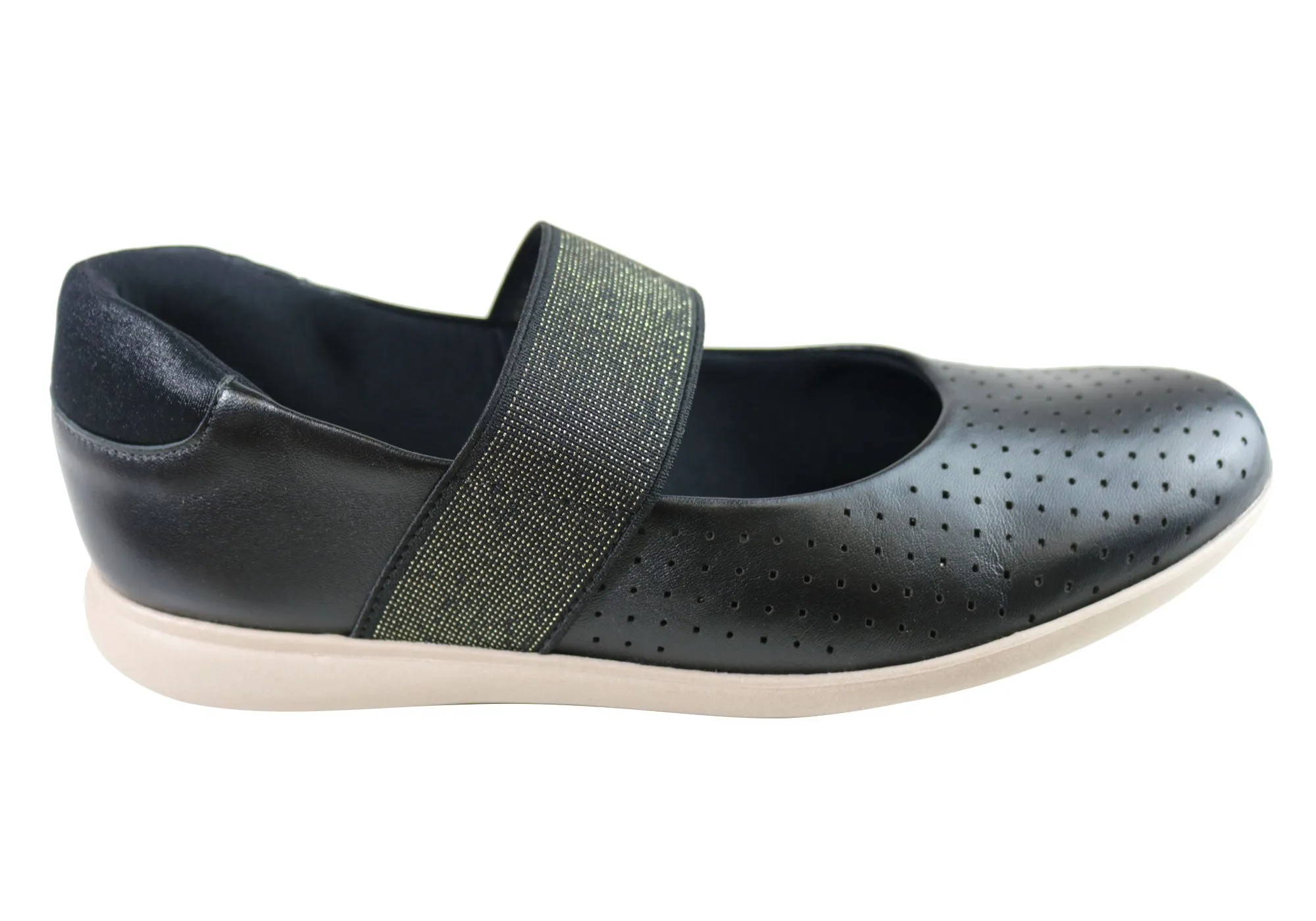 Usaflex Cecilia Womens Comfortable Leather Shoes Made In Brazil Street Edge Performance