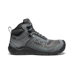 Shock Absorbing Comfort Seeker All Weather Urban Traveler Men's Reno Mid Waterproof (Carbon Toe)  |  Magnet/Black