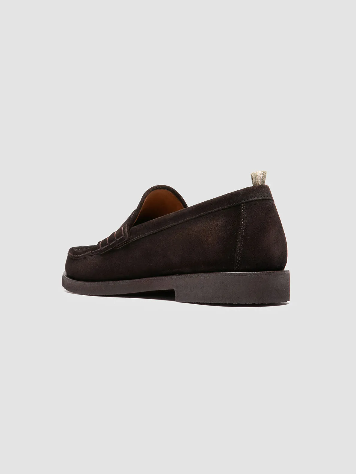 Class Day Padded Footbed BALFRON FLEXI 001 - Brown Suede Penny Loafers