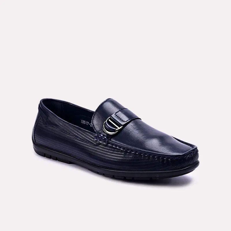 Peregrine Blue Dress Loafers 0130864 Simple Comfort