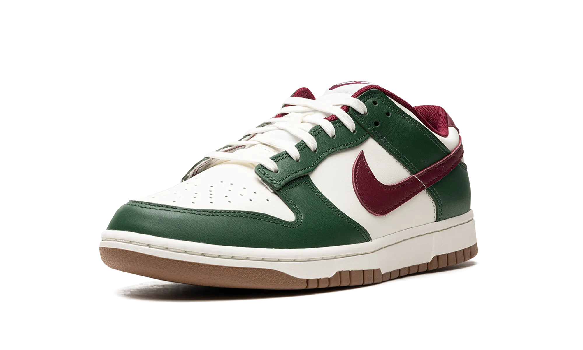 Light Bounce Travel Routine Dunk Low Retro "Gorge Green / Team Red"