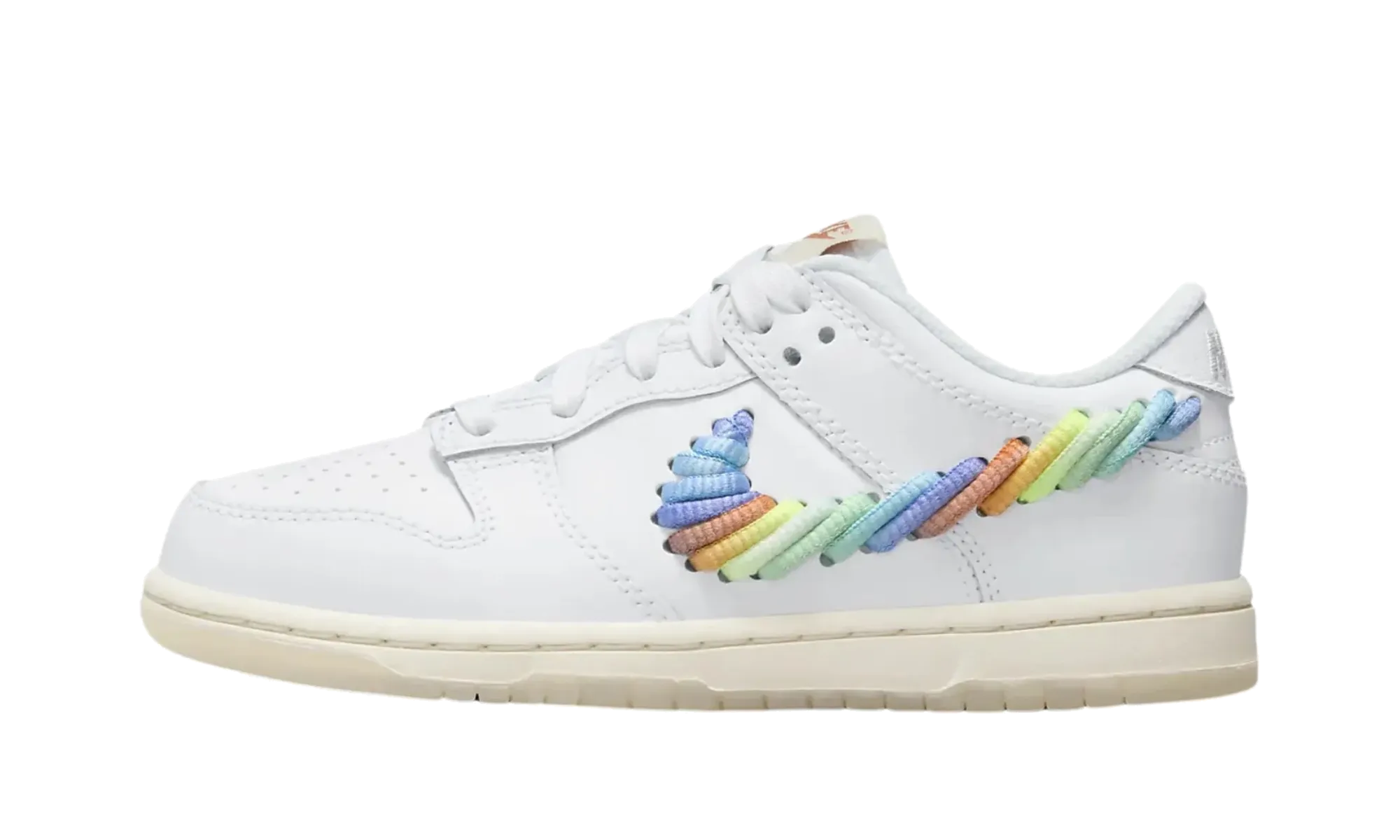 Dunk Low PS "Rainbow Lace Swoosh" Modern Fashion Senior Friendly