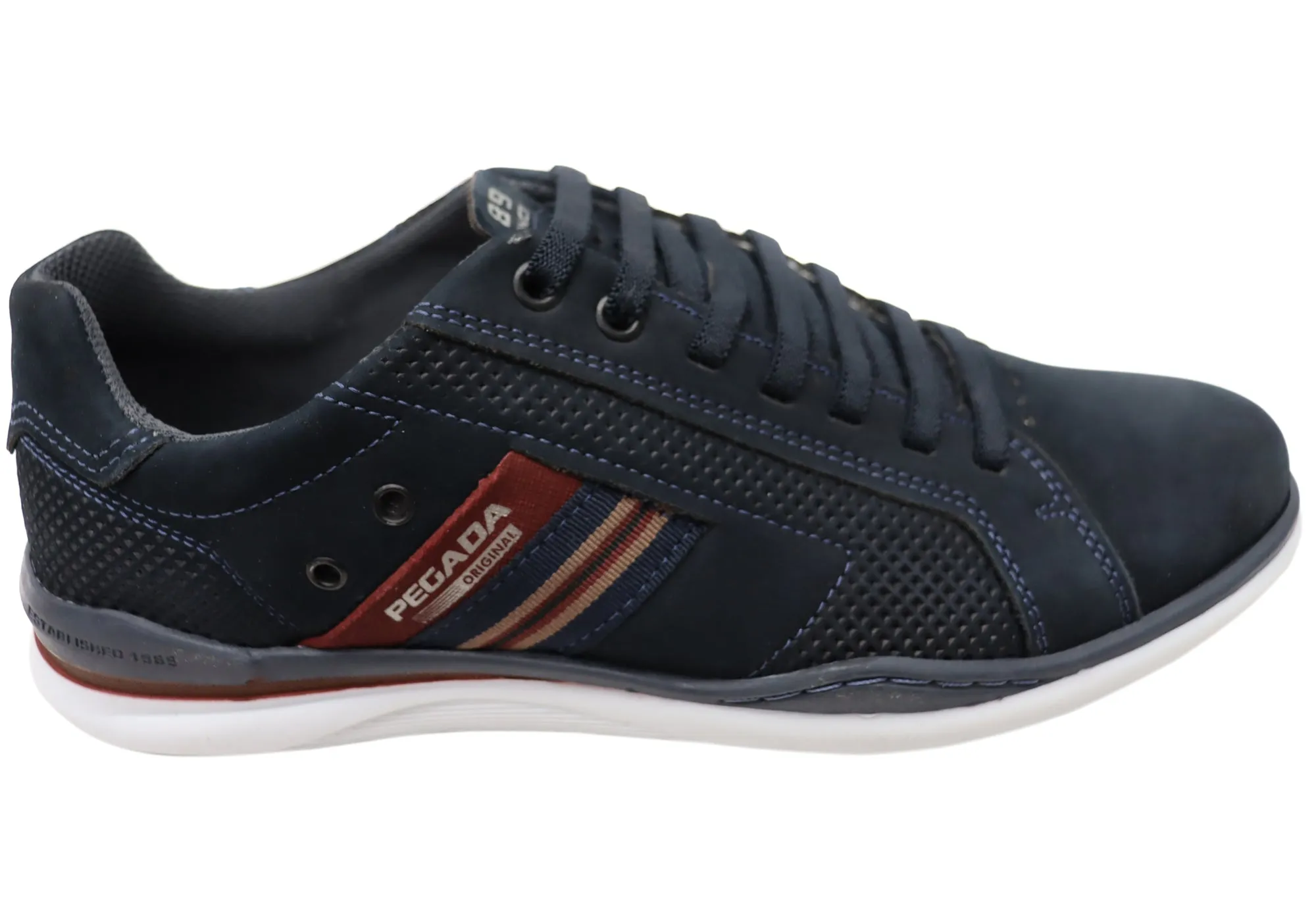 Clean Surface Prairie Hike Pegada Transit Mens Leather Slip On Casual Shoes Made In Brazil