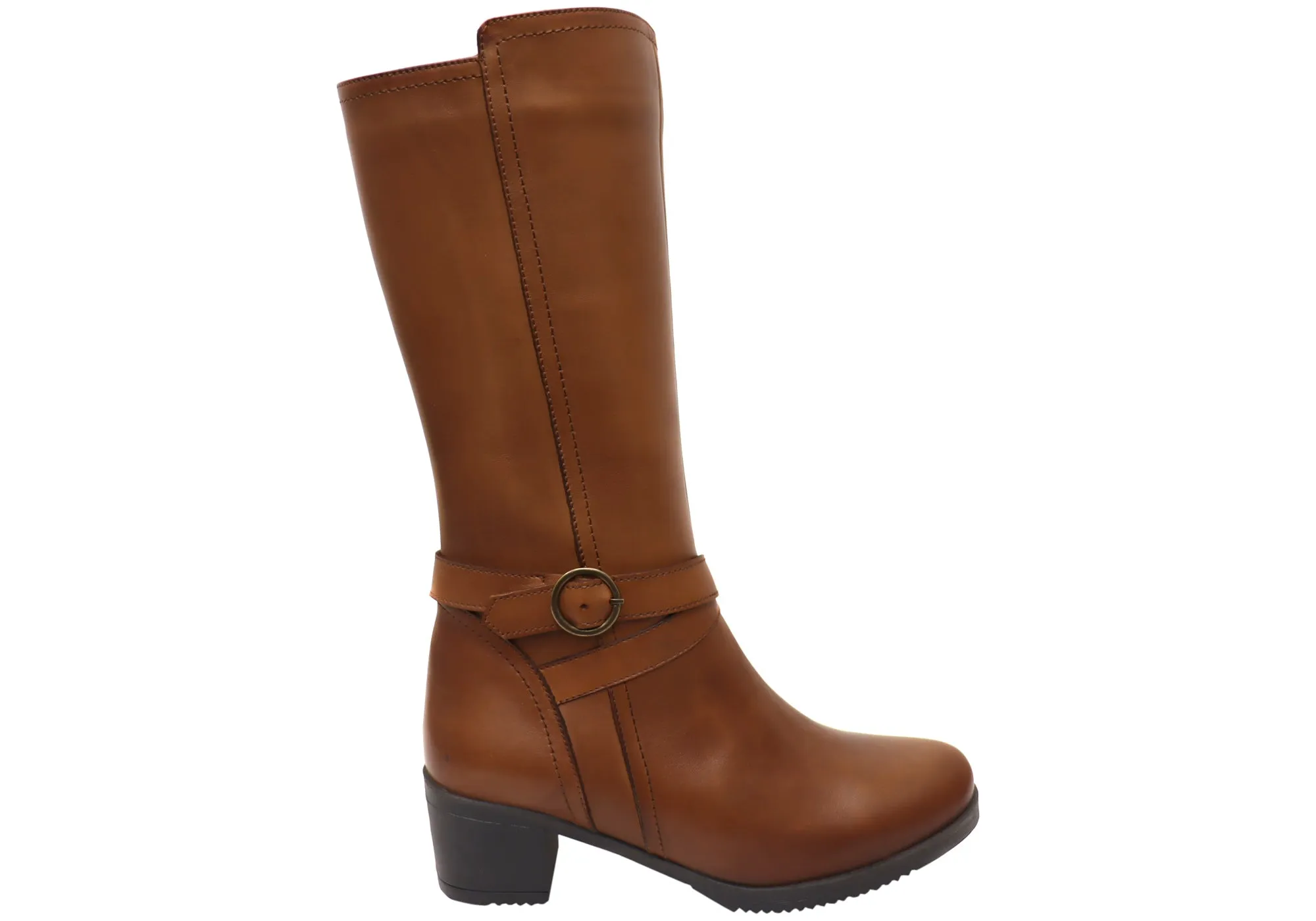 Adventure Driven Orizonte Chatsworth Womens European Comfortable Leather Mid Calf Boots