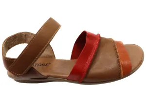 Balatore Joanna Womens Comfortable Leather Sandals Made In Brazil Easy-to-Wear Shoes