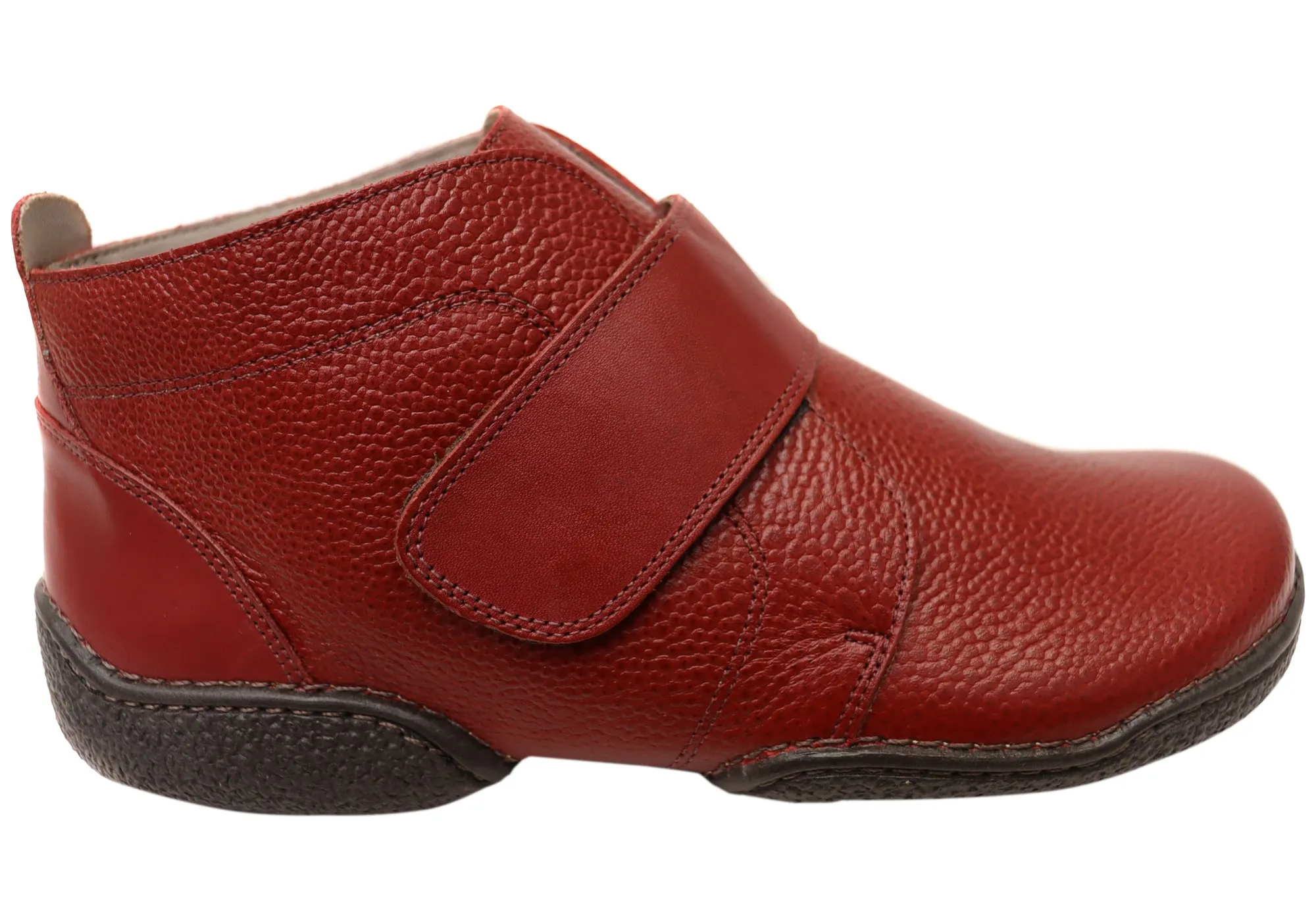 J Gean Zoey Womens Comfortable Leather Ankle Boots Made In Brazil Comfortable bend
