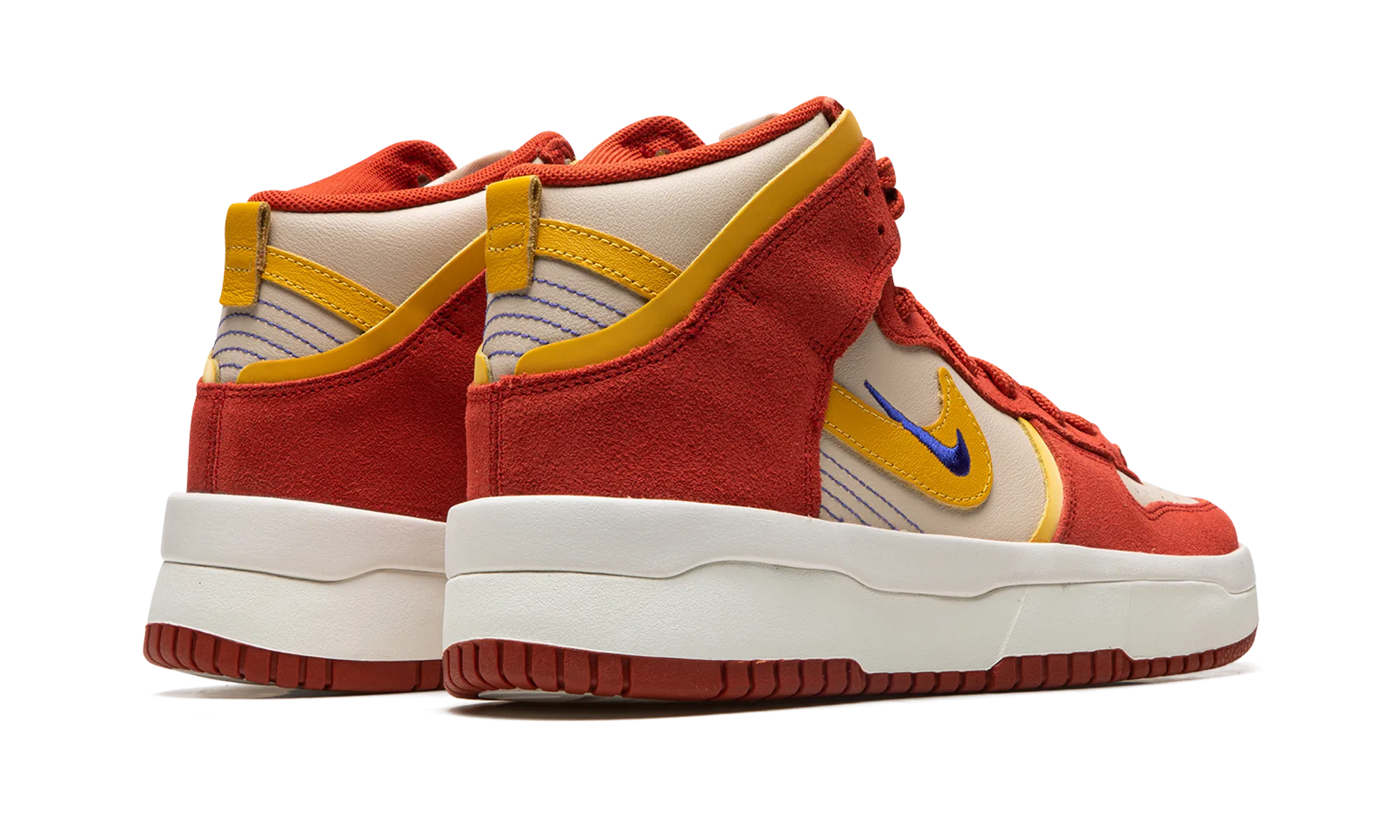 Youth Vibe Zip Up Style DUNK HIGH UP MNS WMNS "Dark Orange University Gold"