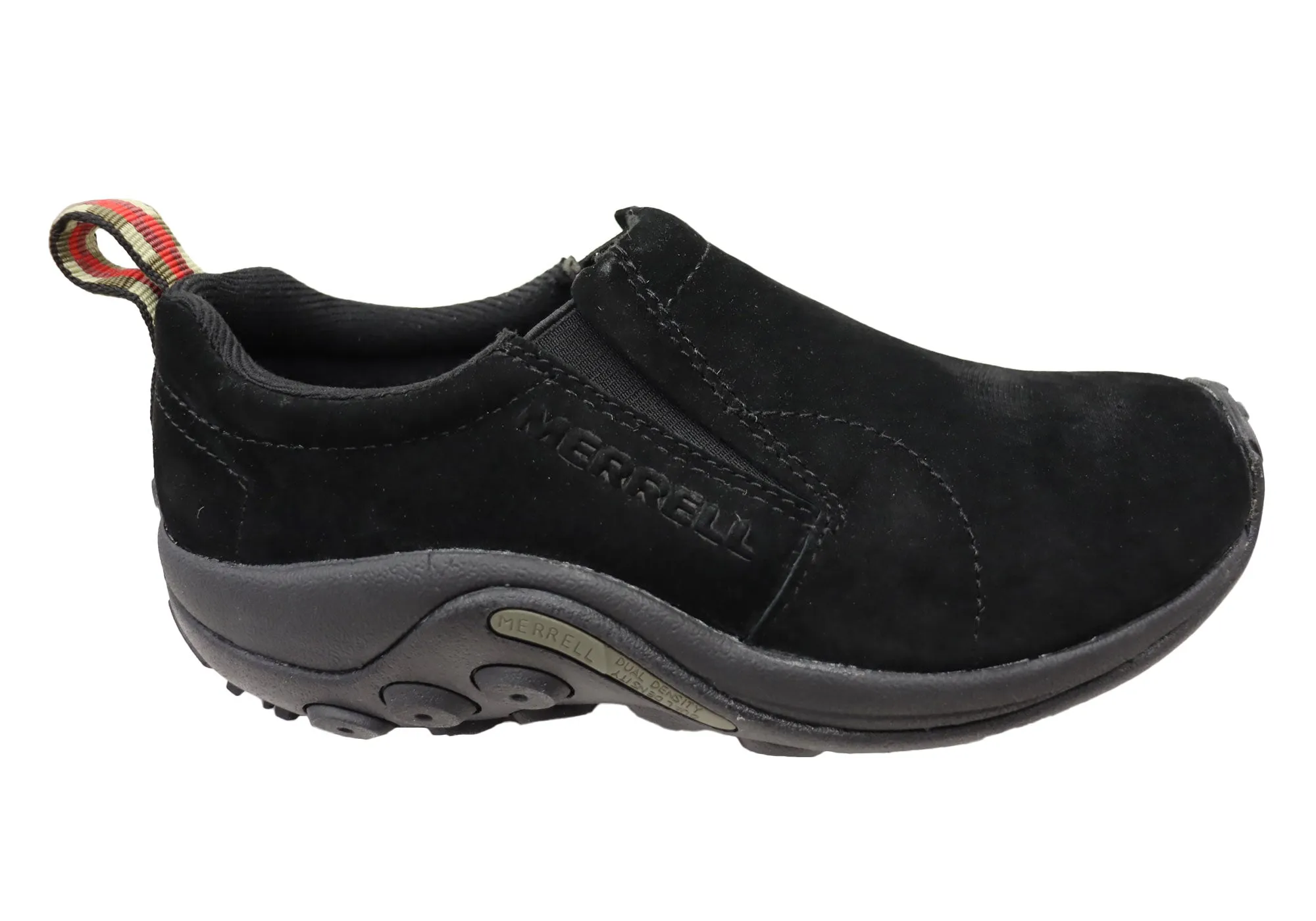 Merrell Womens Jungle Moc Comfortable Slip On Suede Leather Shoes Body Balance design