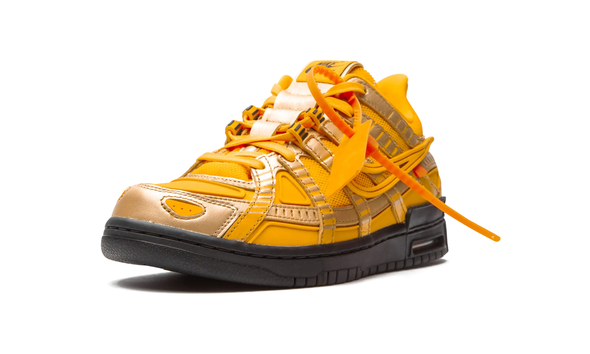 Arch   Support No Laces Air Rubber Dunk "Off-White- University Gold"