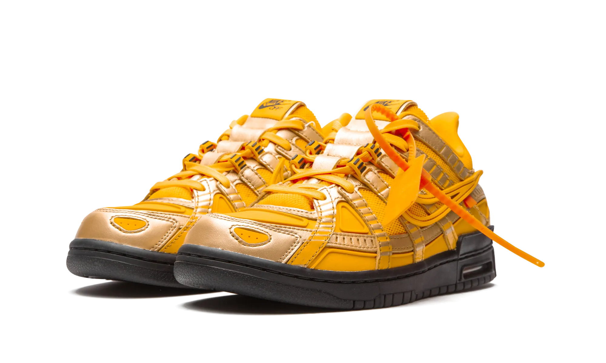 Clear Hike Air Rubber Dunk "Off-White- University Gold"