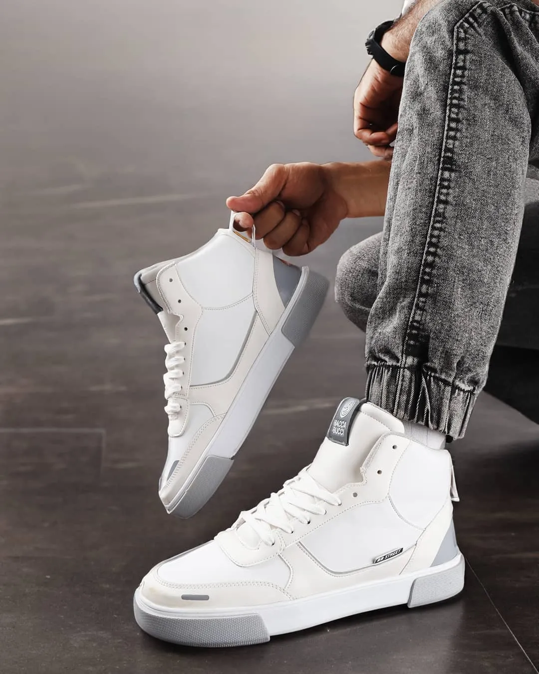 Bacca Bucci High-top SKYLINE SOARER Men's Sneakers - Gen Z Style Elevation Comfortable Wear