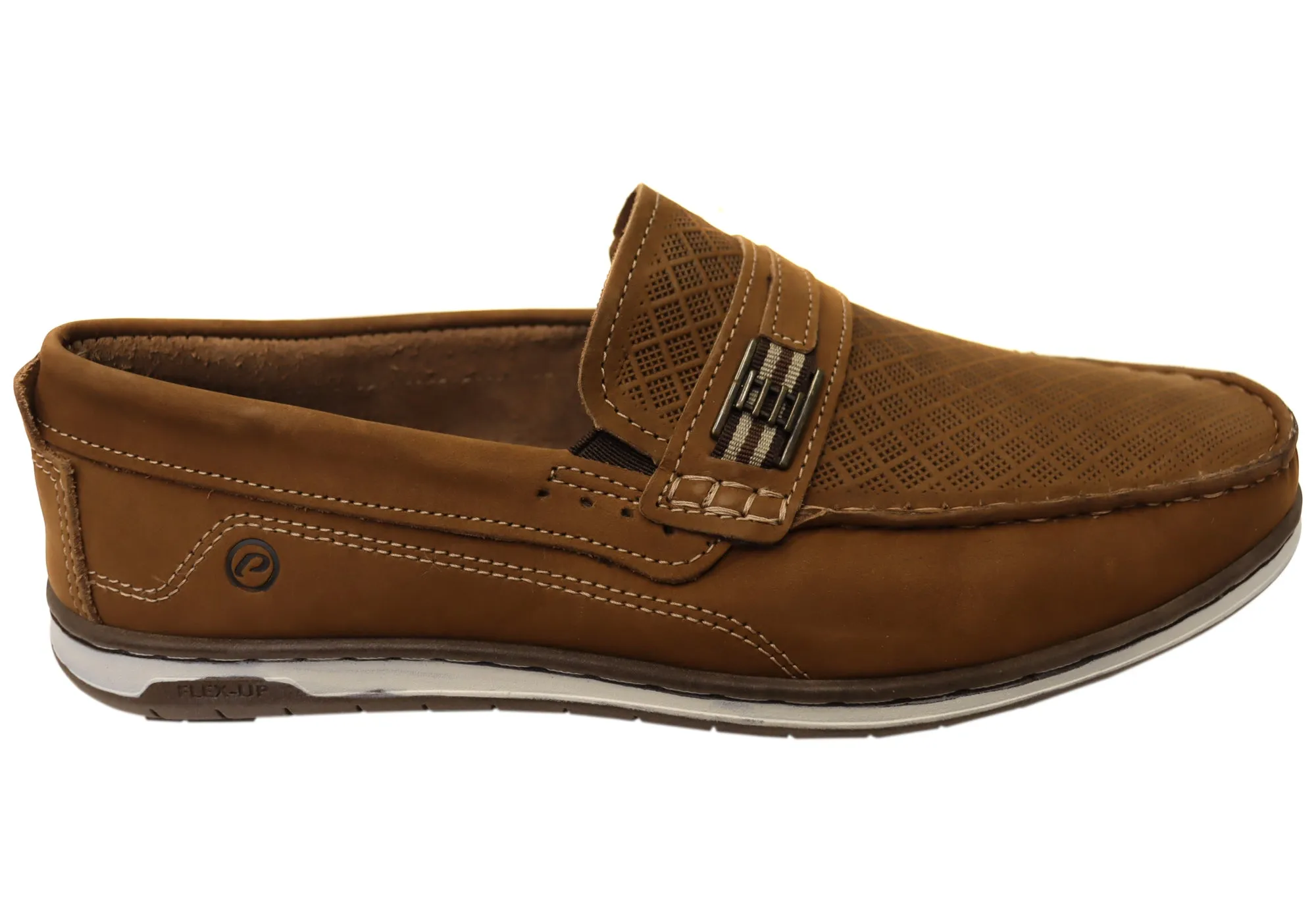 Modern Feel Pegada Monti Mens Comfortable Leather Loafers Shoes Made In Brazil