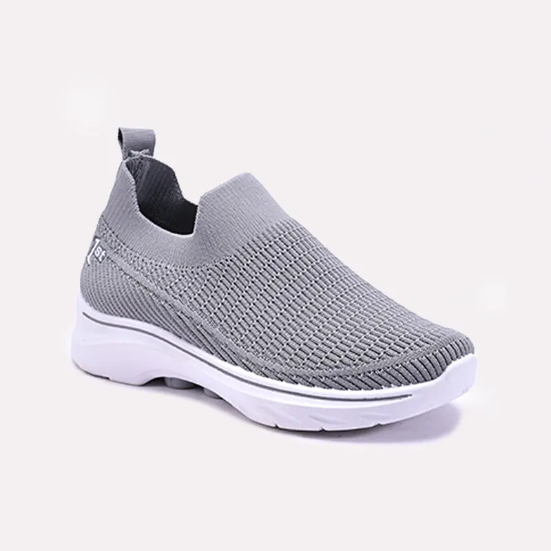 Adaptive Fit Design SoftInterior Gray Soft Slip On Sneakers 0440852