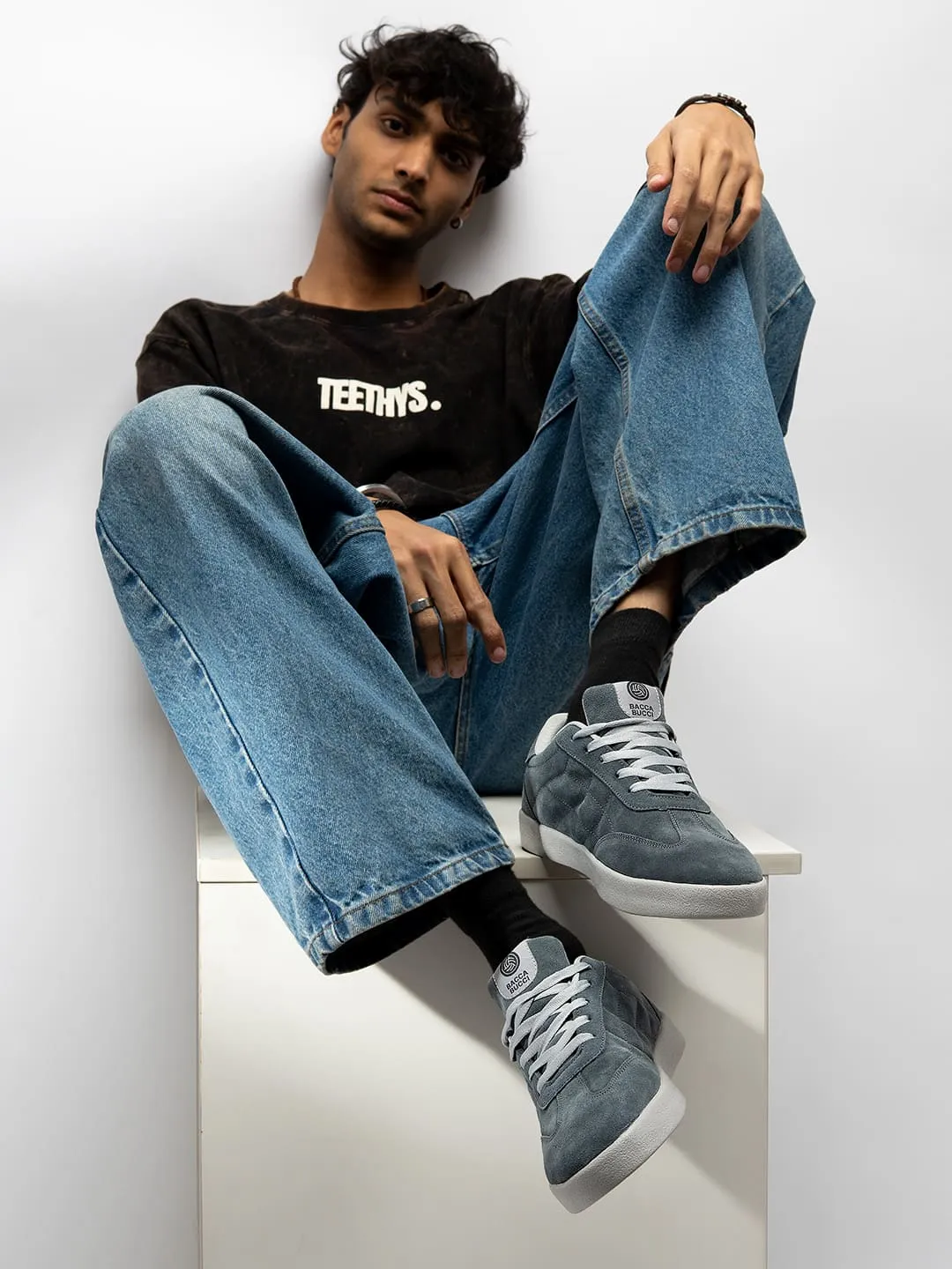 Gloss Finish Bacca Bucci Fresco ?C Suede Low-Top Sneakers for the Urban Nomad