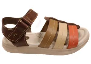Casual Beach Sandals Pegada Pina Womens Comfortable Leather Sandals Made In Brazil