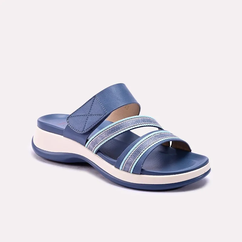 Winter Base Blue Soft Casual Slippers 0413192
