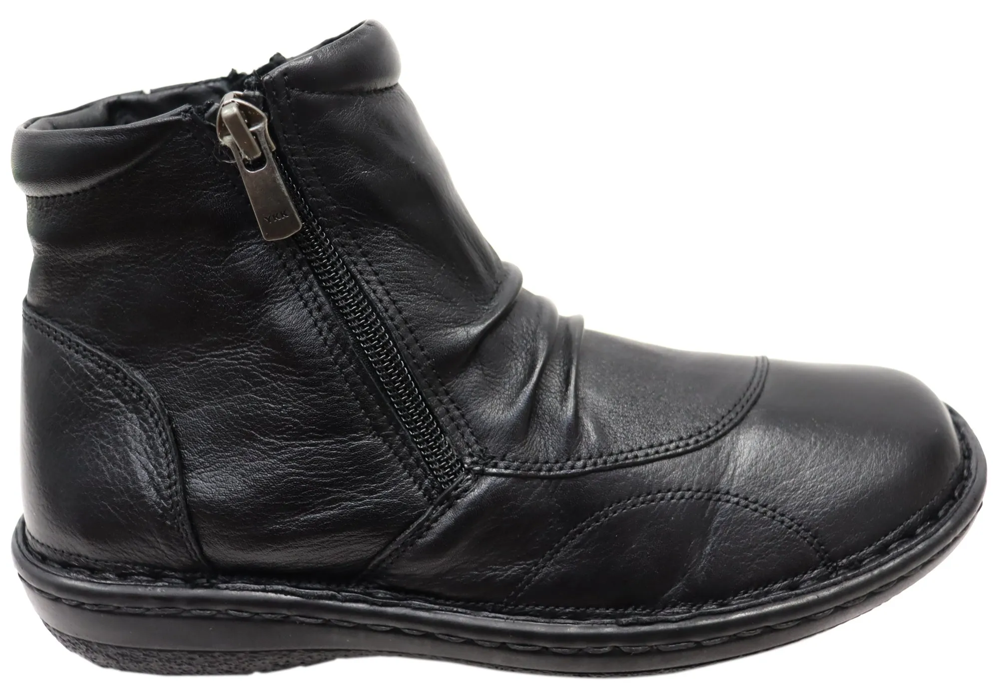 Orizonte Talun Womens European Comfortable Leather Ankle Boots Run Errand