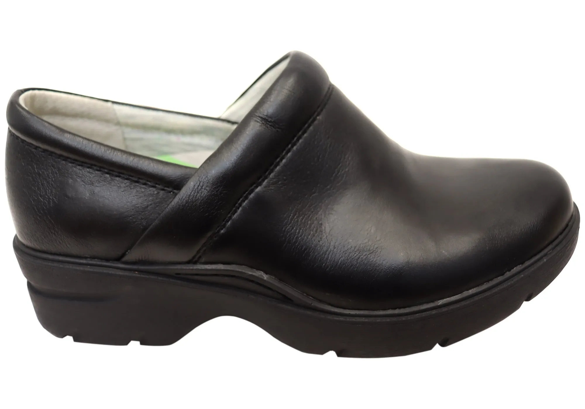 Slim Line Align Indya Womens Slip On Leather Comfortable Arch Support Shoes