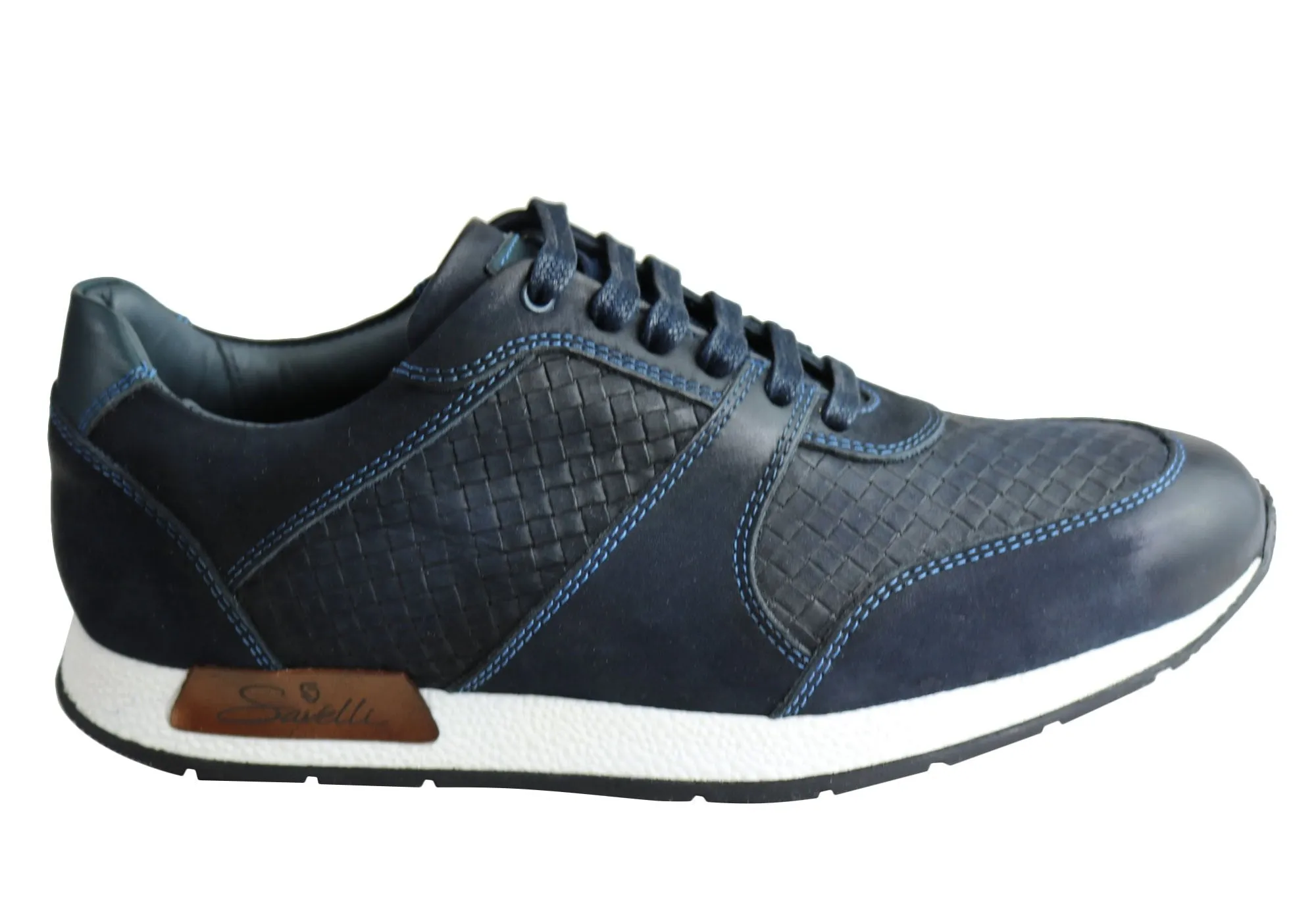 Timeless Style Ultra Run Savelli Holster Mens Leather Lace Up Casual Shoes Made In Brazil