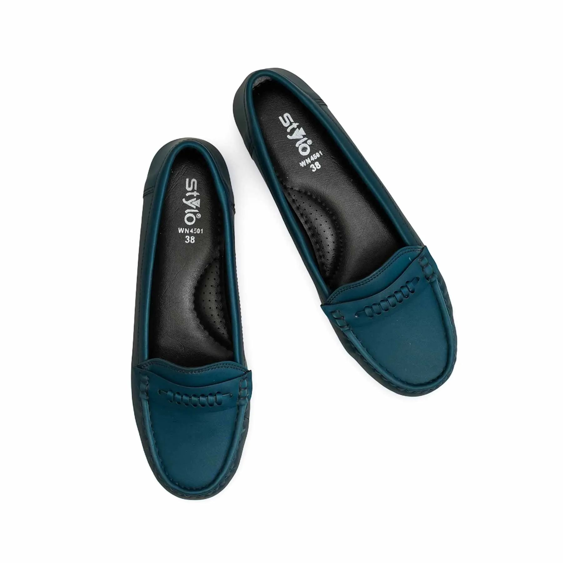 Teal Blue Moccasin WN4501 Sport Casual