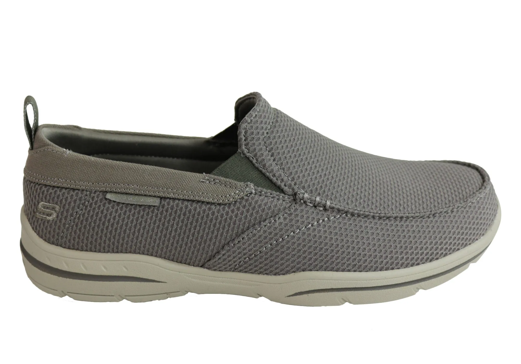 Day Style Fit Soft Skechers Mens Harper Walton Relaxed Fit Memory Foam Wide Fit Shoes