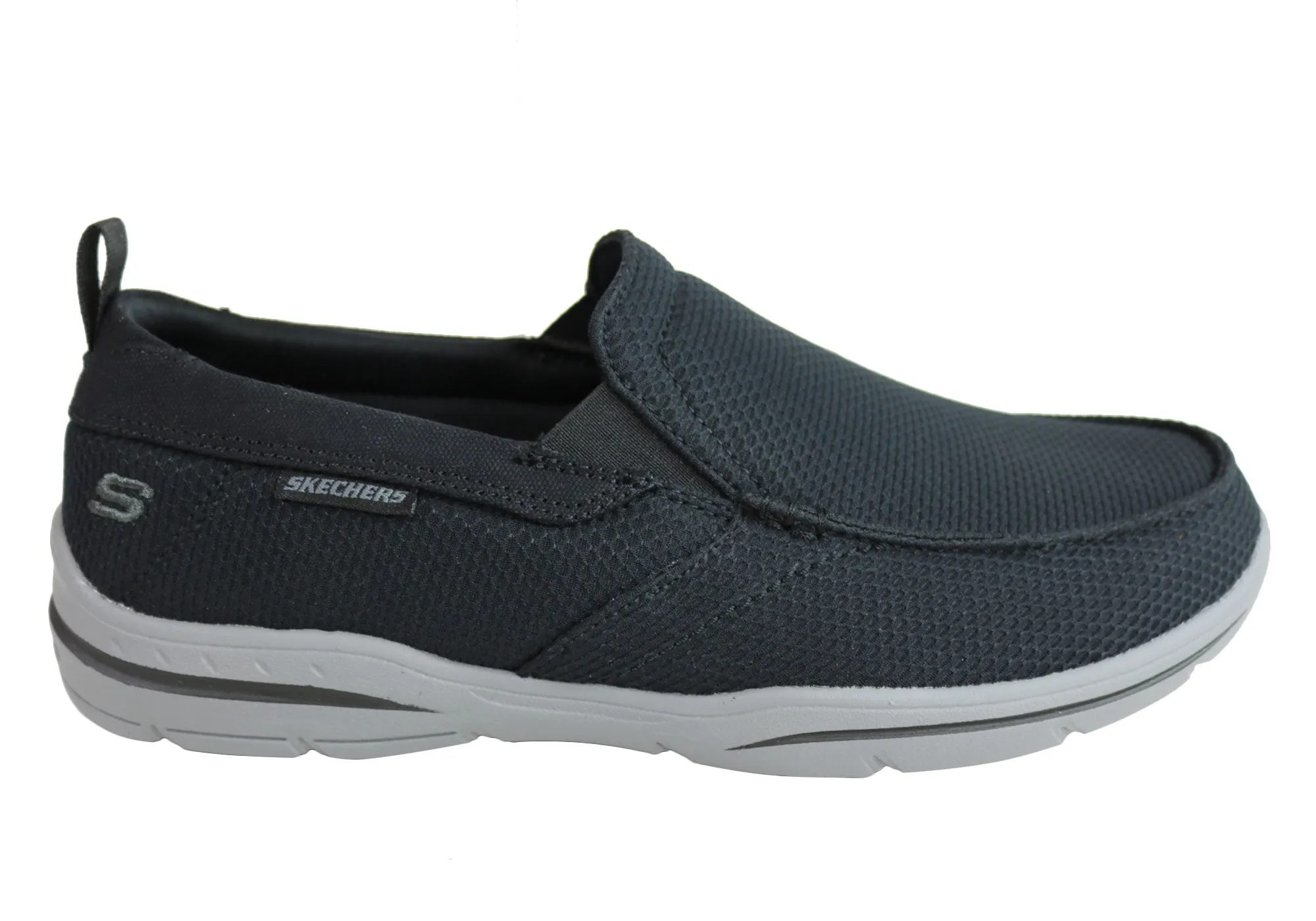 Skechers Mens Harper Walton Relaxed Fit Memory Foam Wide Fit Shoes Chic Mood
