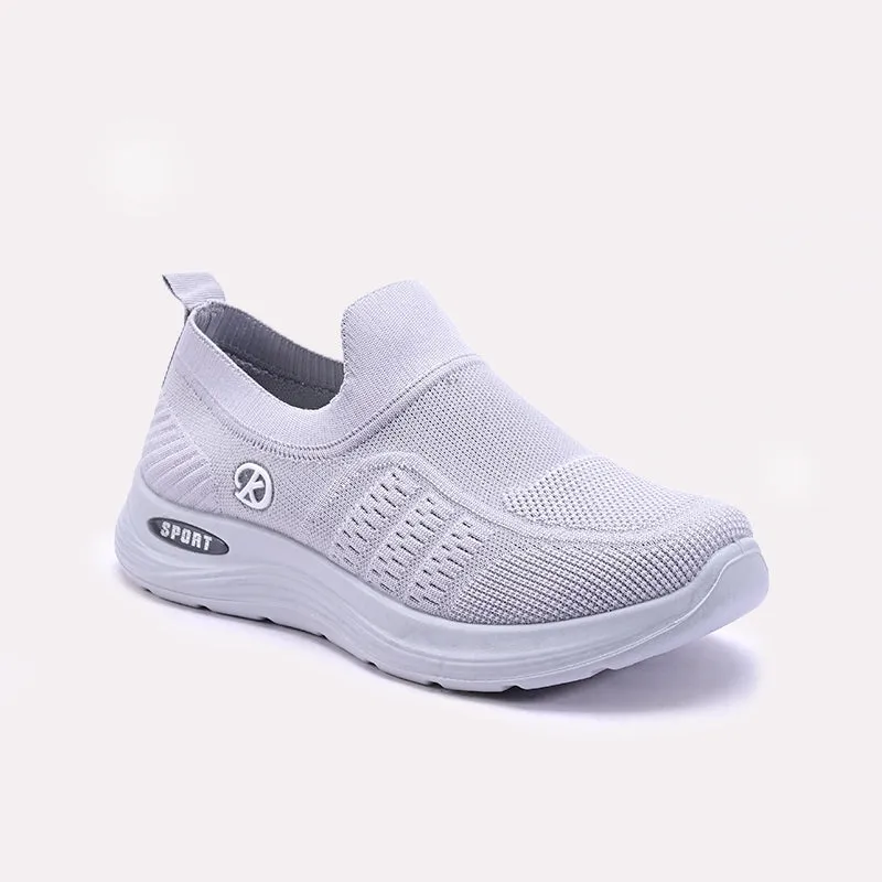 Multi-functional performance Abrasion resistant Gray Slip On Sneakers Women 0440853