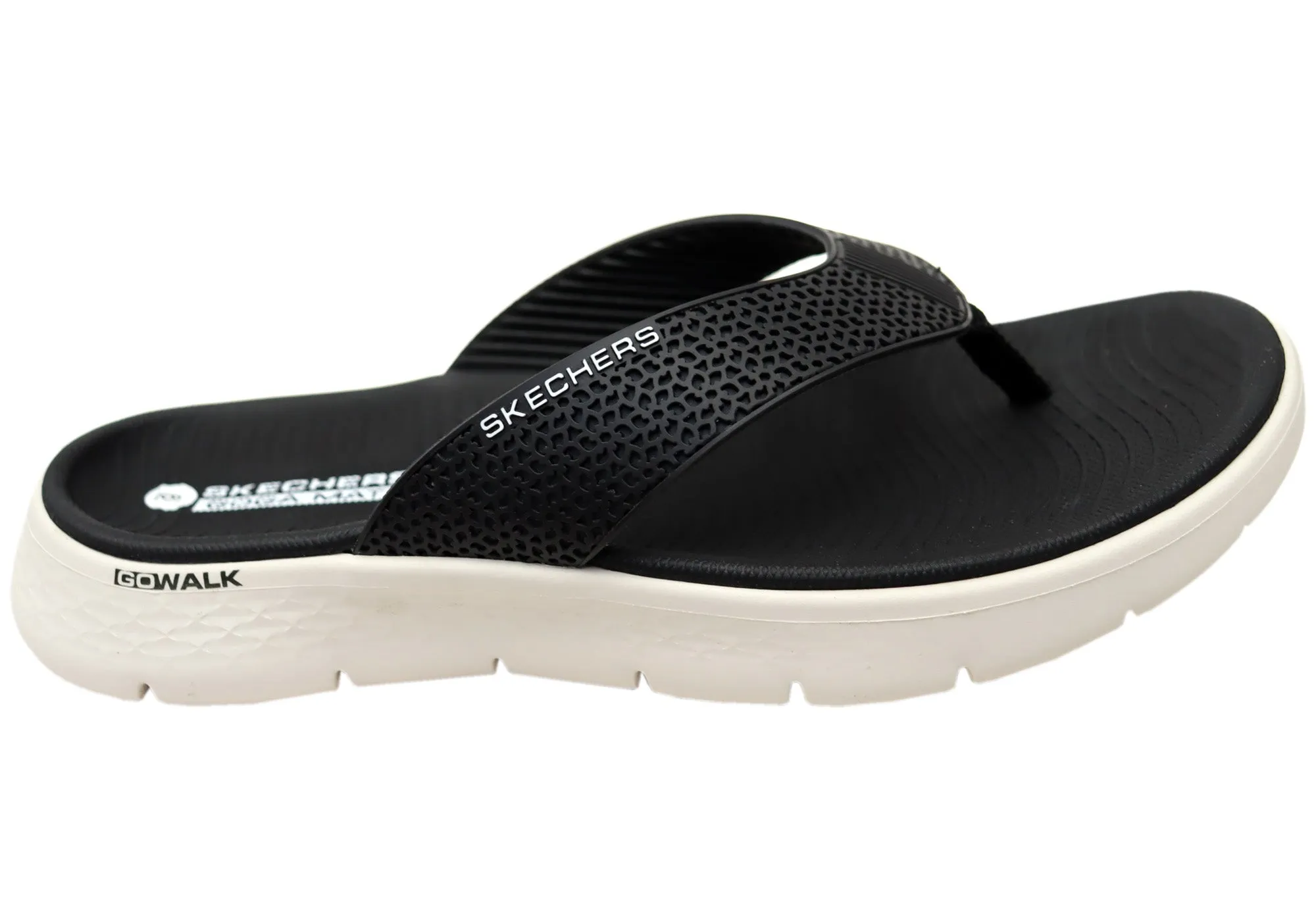 Skechers Womens GO WALK Flex Sandal Eve Comfortable Thongs Dad Style