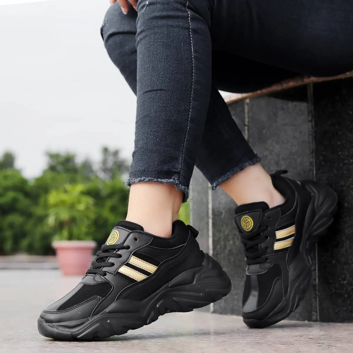 Bacca Bucci DAISY Women Chunky Platform Sneakers Breathable Lining Flexible Fit