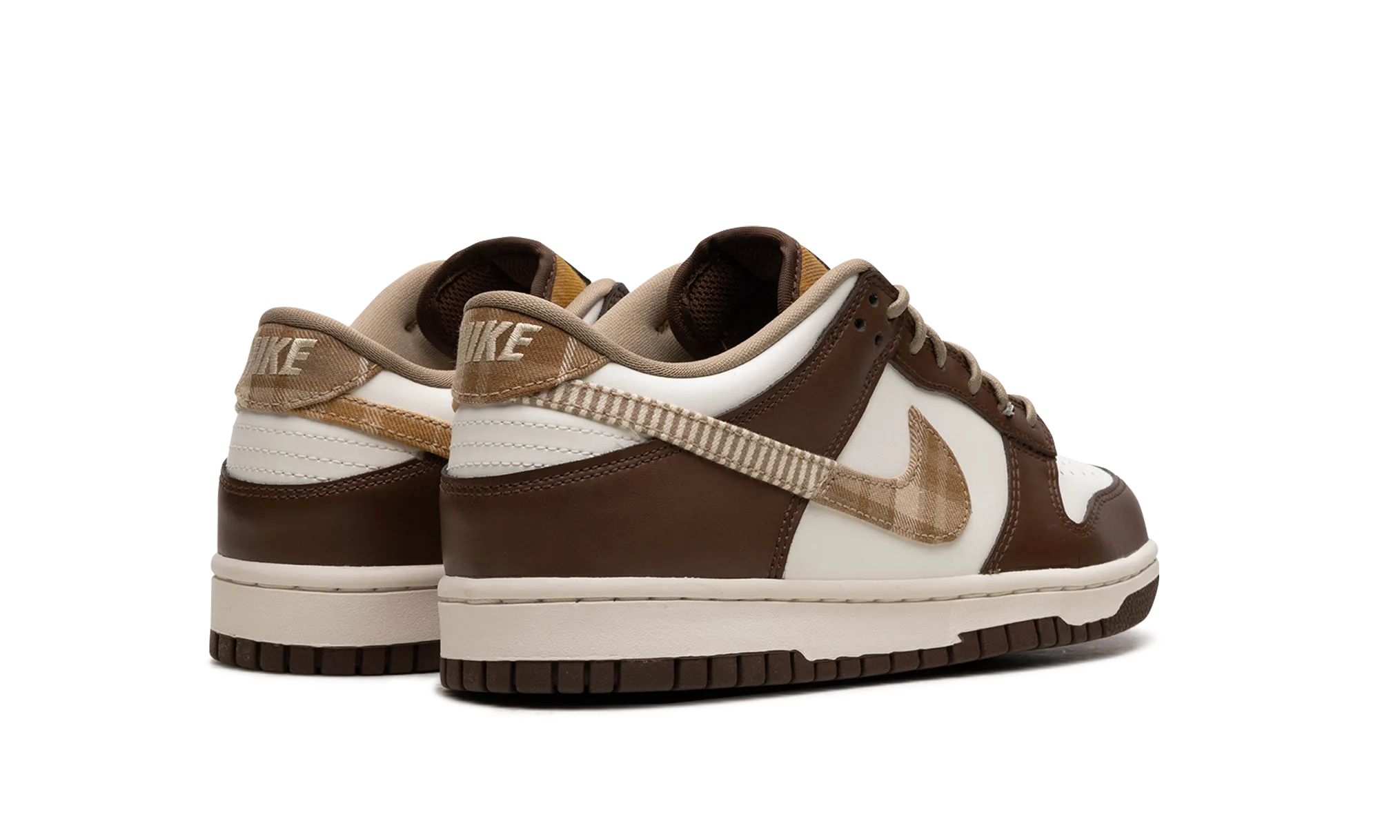 Dunk Low GS "Brown Plaid" Step Light