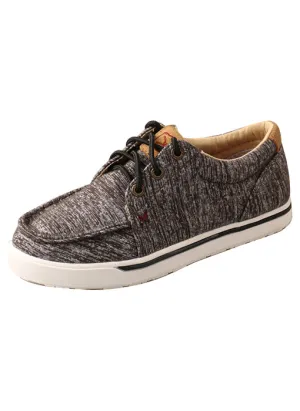 Stable Grip Moist Dry Twisted X Kicks Grey Children's Casual Shoe