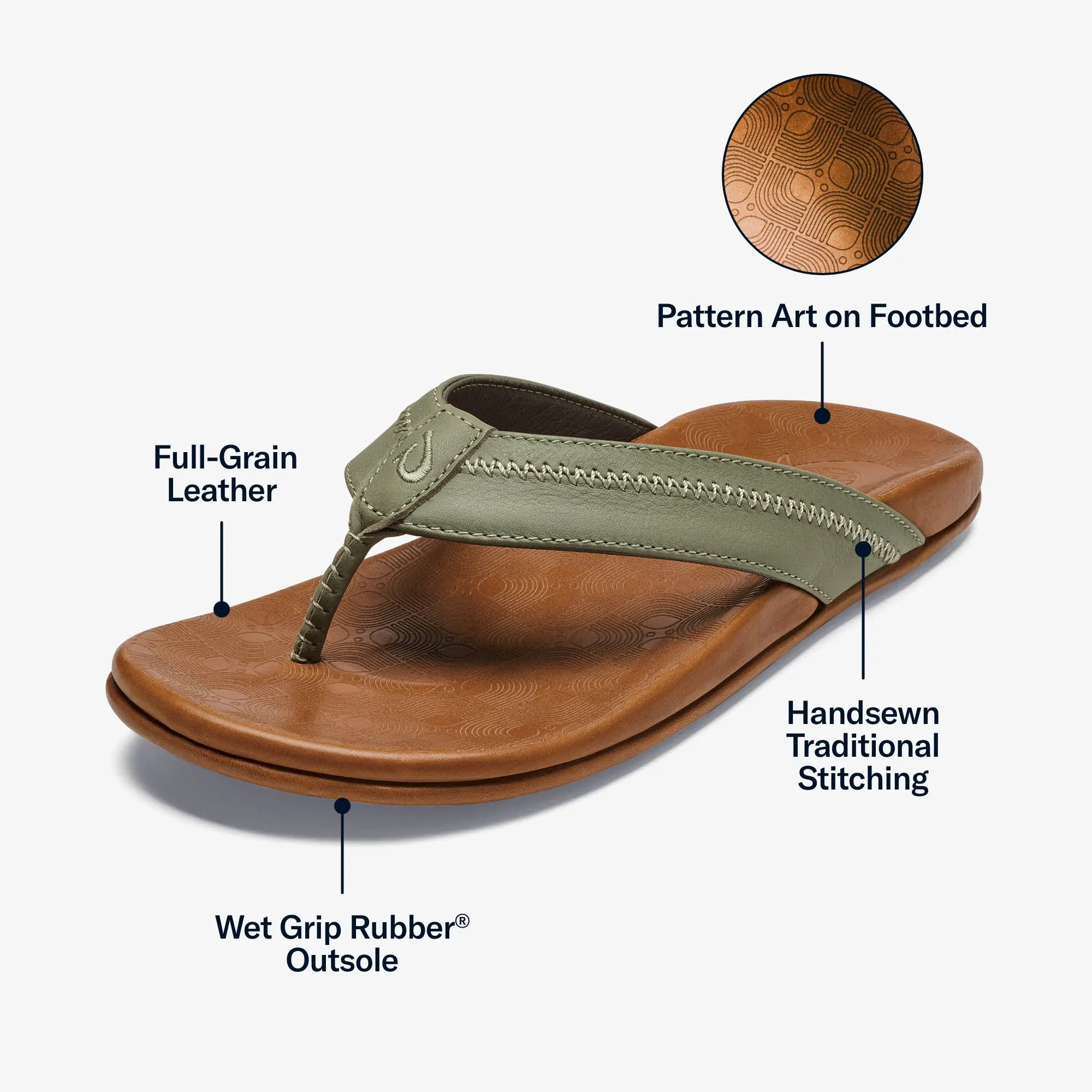 Hiapo - Odyssey Grey / Sahara synthetic material adjustable shoes