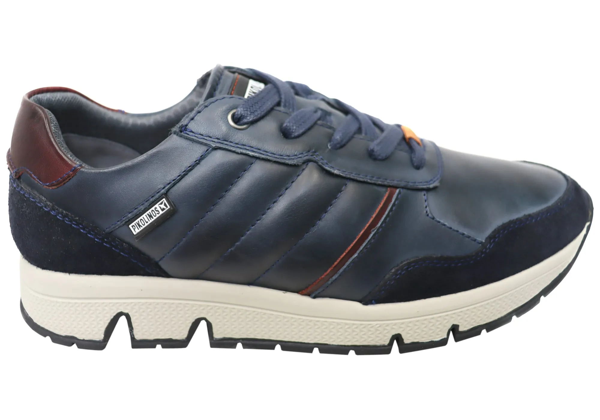 Pikolinos Mens Ferrol M9U-6139 Comfort Leather Lace Up Casual Shoes All-Purpose Use Cozy Interior