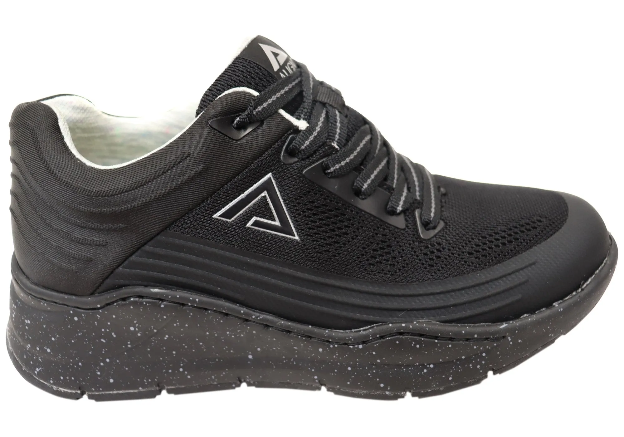 Align Lavoy Womens Supportive Wide Fit Arch Support Lace Up Shoes Moon Tone
