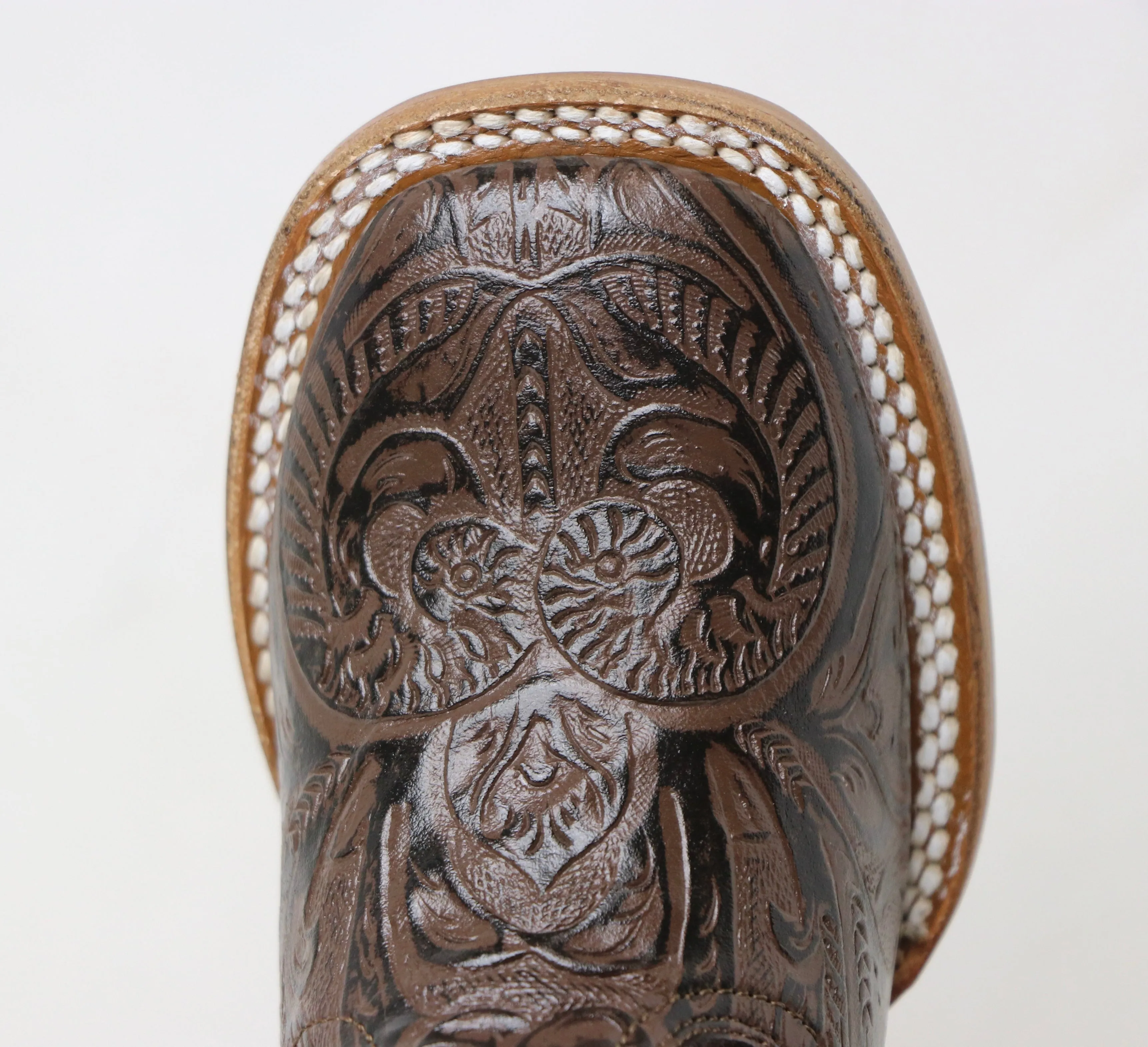 Tanner Mark Tooled Children's Boot Shock   Absorbing Soft Lining