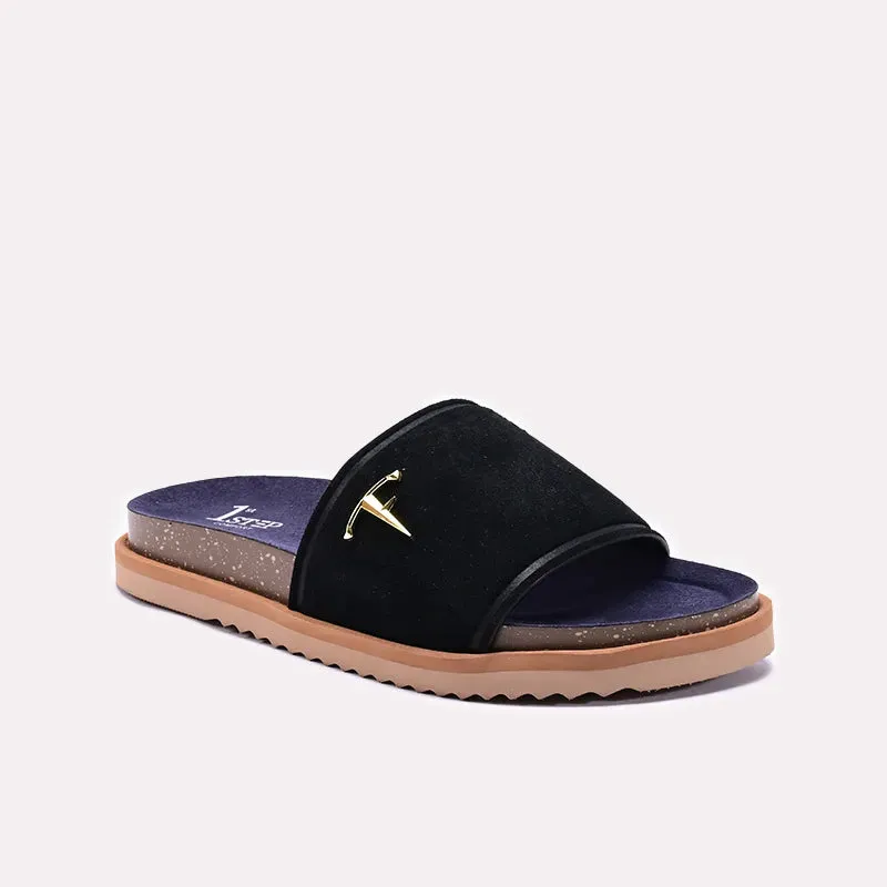 Quick Walk Fit Secure Blue Casual Slippers For Men 0151150